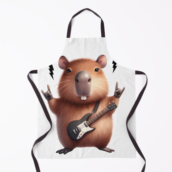 Item preview, Capybara rock and roll designed and sold by Dominika Farkašová.