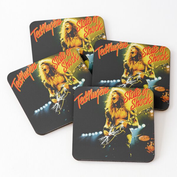 Item preview, Ted Nugent State Of Shock 90s Black Rare Double Sided designed and sold by ArlesiaSum1.