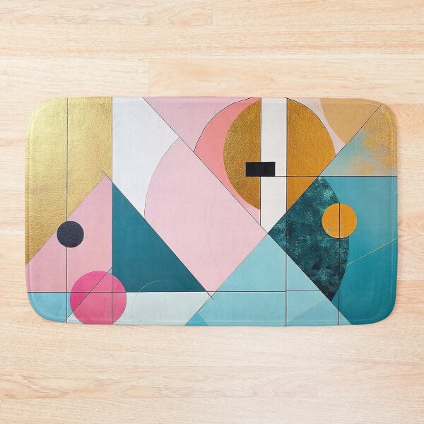 Item preview, Kandinsky Pink Gold Composition designed and sold by maniacfitness.