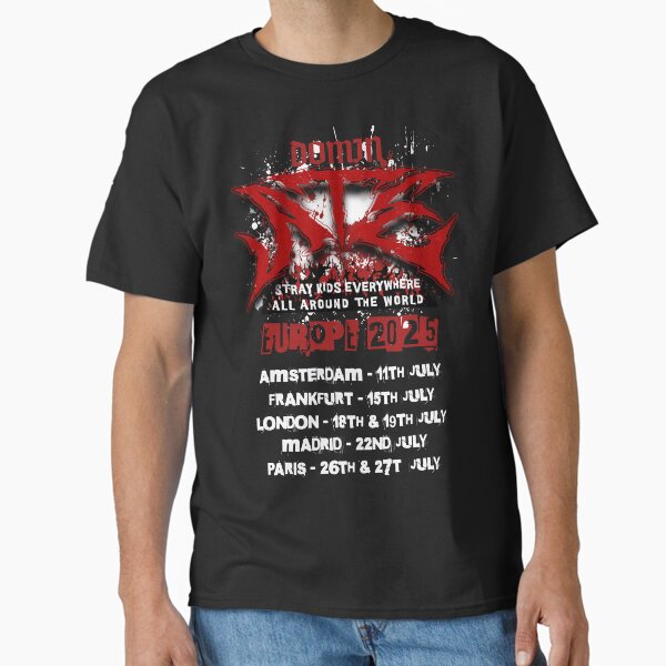 Artikel-Vorschau von Domin-ATE Europe 2025 Tour Shirt - Dunkel, designt und verkauft von Popsical  Prints.