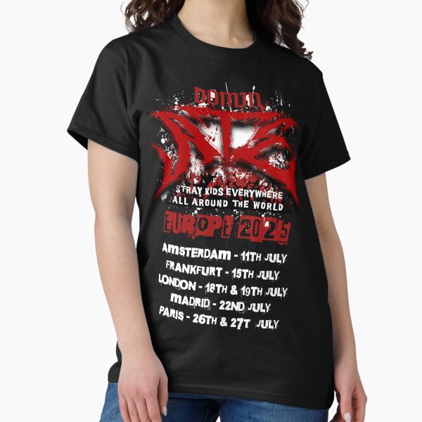 Item preview, Domin-ATE Europe 2025 Tour Shirt - Dark designed and sold by Popsical  Prints.