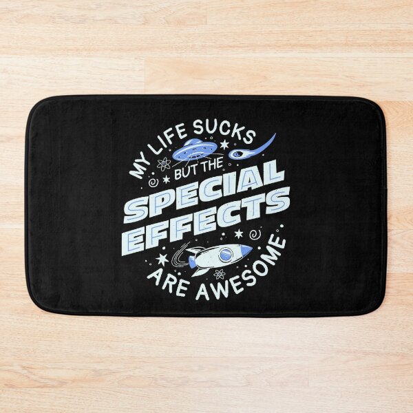 Item preview, My Life Sucks But The Special Effects Are Awesome - Funny Sarcasm Lettering Dark Humor Gift designed and sold by koalateess.
