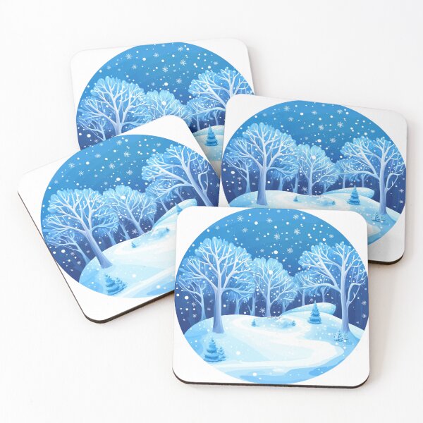 Item preview, Winter Sticker designed and sold by NicolasGlowArt.