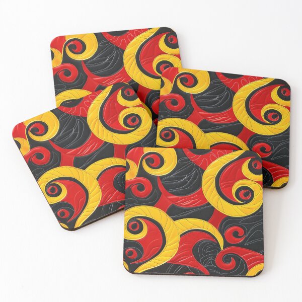 Item preview, New Zealand Māori Paua Pattern Koru Design 180 designed and sold by GrinGalore.