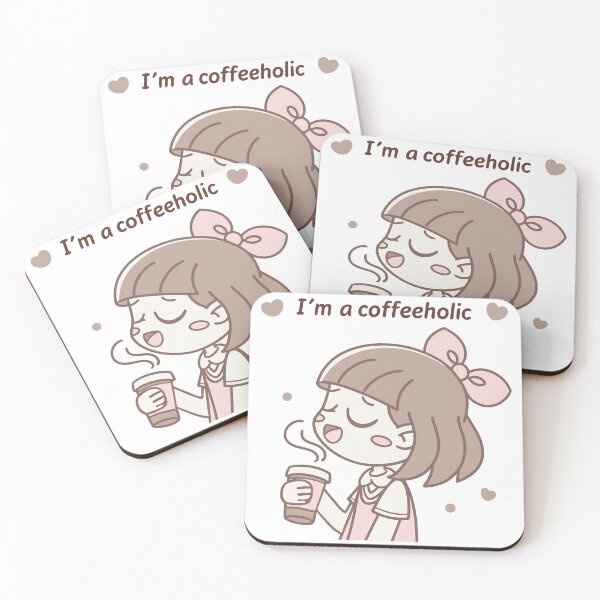 Item preview, "I'm a Coffeeholic: Funny Coffee Lover Design" designed and sold by HippoInkStudio.