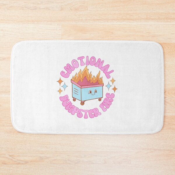 Item preview, Emotional Dumpster Fire Pink designed and sold by LeggetTinch.