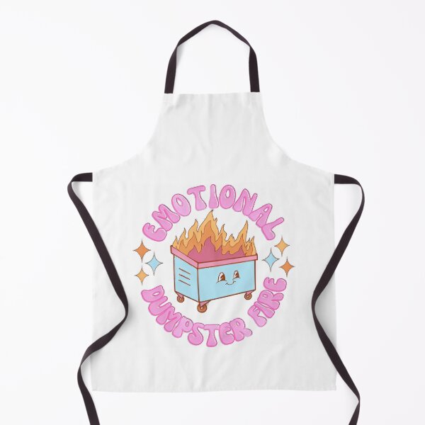Item preview, Emotional Dumpster Fire Pink designed and sold by LeggetTinch.