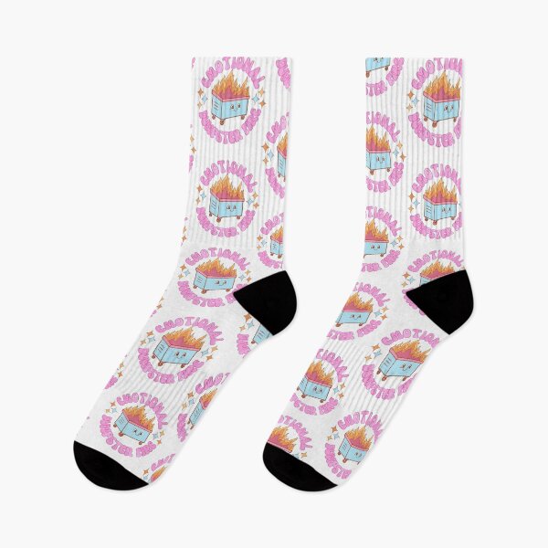 Item preview, Emotional Dumpster Fire Pink designed and sold by LeggetTinch.