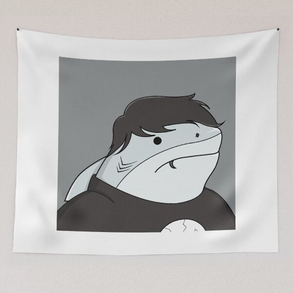 Item preview, Vector Illustration of Edgy Emo Shark designed and sold by bijuualam.