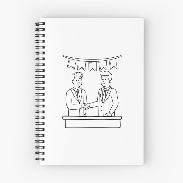 Item preview, Business partners shaking hands at a podium during a conference designed and sold by rasagamastore.