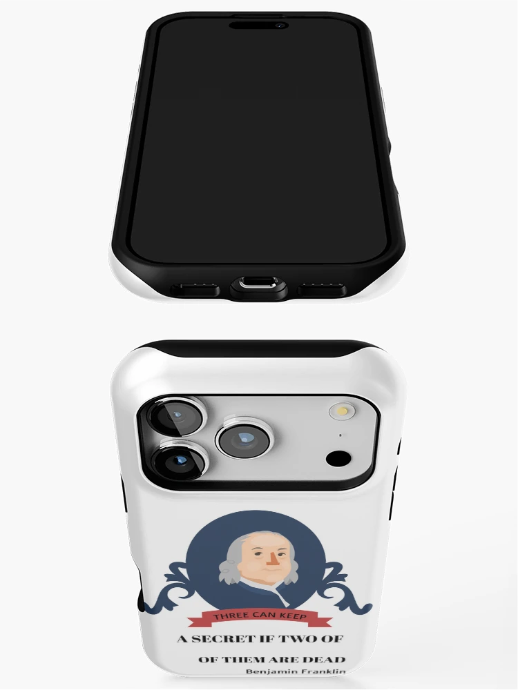 Thumbnail 3 of 4, iPhone Case, Secrets Die When Shared—Two Less, Problem Solved designed and sold by EngagingLayout.