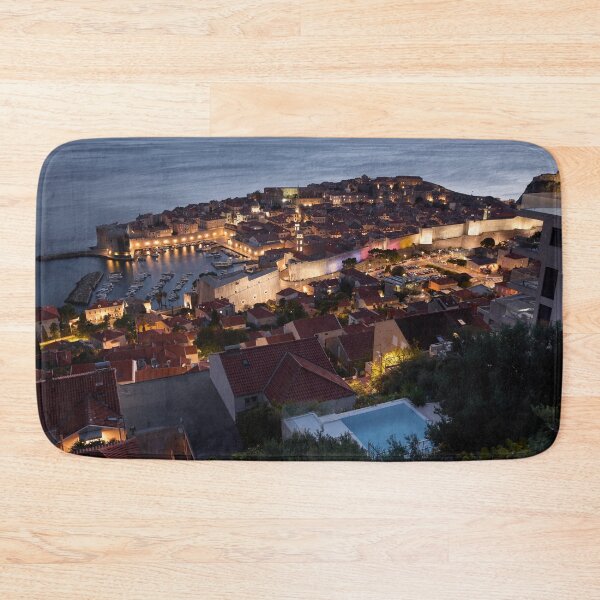 Item preview, Panorama of Dubrovnik city at night, Croatia designed and sold by Mikołaj Niemczewski.