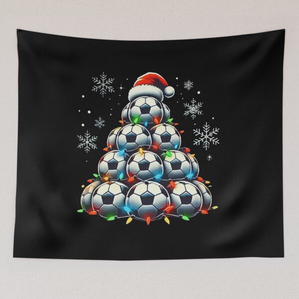 Item preview, Christmas Soccer Tree Holiday Gift Sport Lover Soccer Player designed and sold by SztylishDesigns.