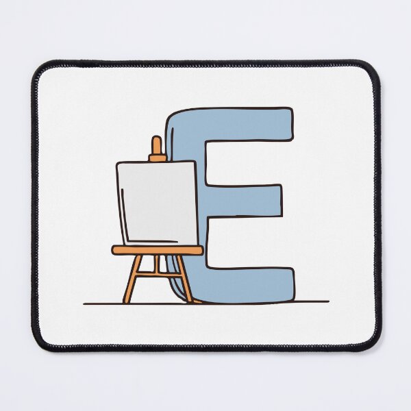 Item preview, Doodle Illustration of Letter E for easel designed and sold by rasagamastore.