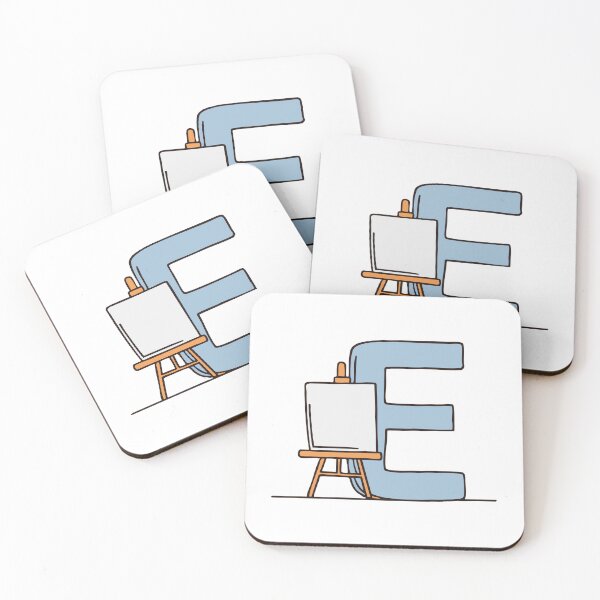 Item preview, Doodle Illustration of Letter E for easel designed and sold by rasagamastore.