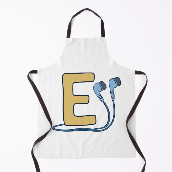 Item preview, Doodle Illustration of Letter E for earphone designed and sold by rasagamastore.