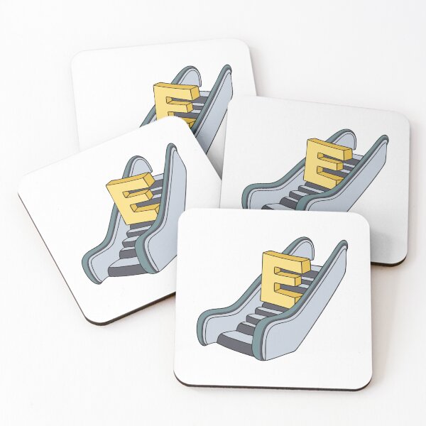 Item preview, Doodle Illustration of Letter E for escalator designed and sold by rasagamastore.