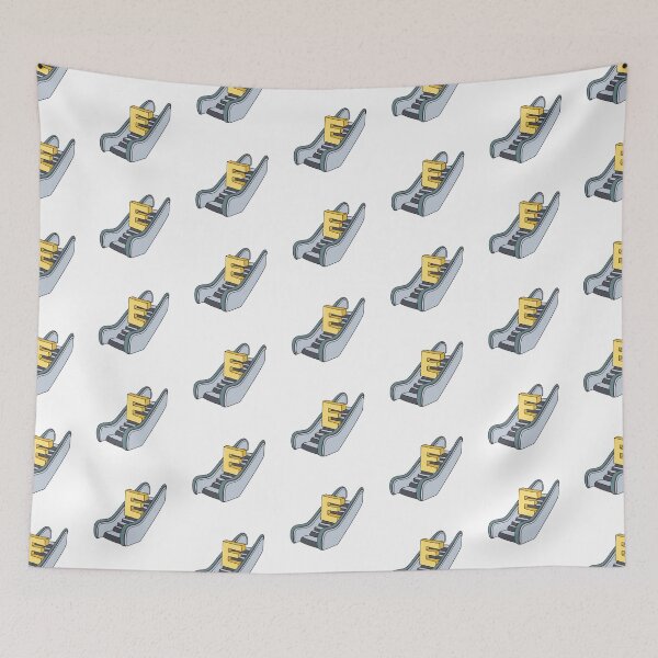 Item preview, Doodle Illustration of Letter E for escalator designed and sold by rasagamastore.