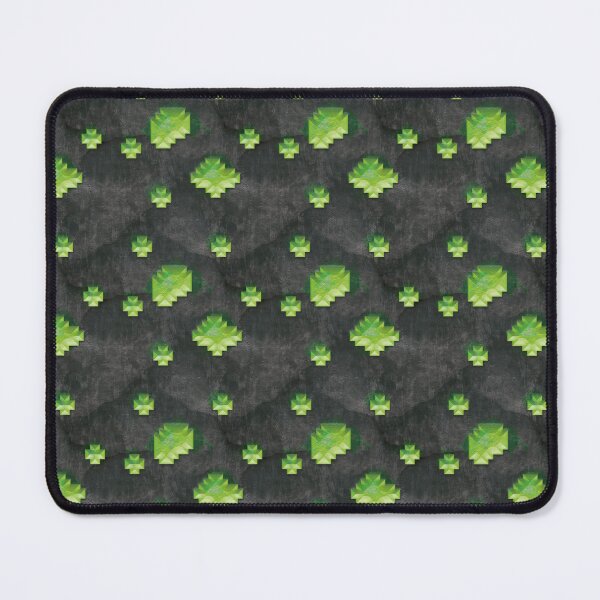 Item preview, Minecraft Emerald Ore Block Icon designed and sold by Kubala Designs.
