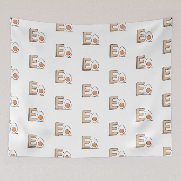 Item preview, Doodle Illustration of Letter E for egg designed and sold by rasagamastore.