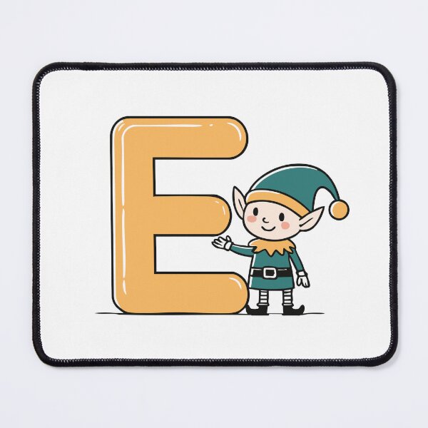 Item preview, Doodle Illustration of Letter E for elf designed and sold by rasagamastore.