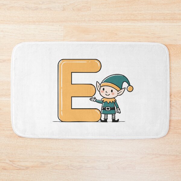 Item preview, Doodle Illustration of Letter E for elf designed and sold by rasagamastore.