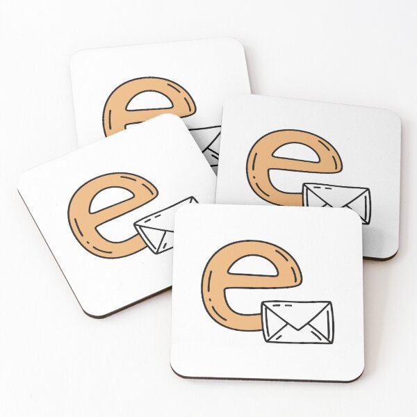 Item preview, Doodle Illustration of Letter E for envelope designed and sold by rasagamastore.