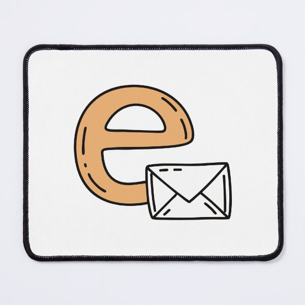 Item preview, Doodle Illustration of Letter E for envelope designed and sold by rasagamastore.