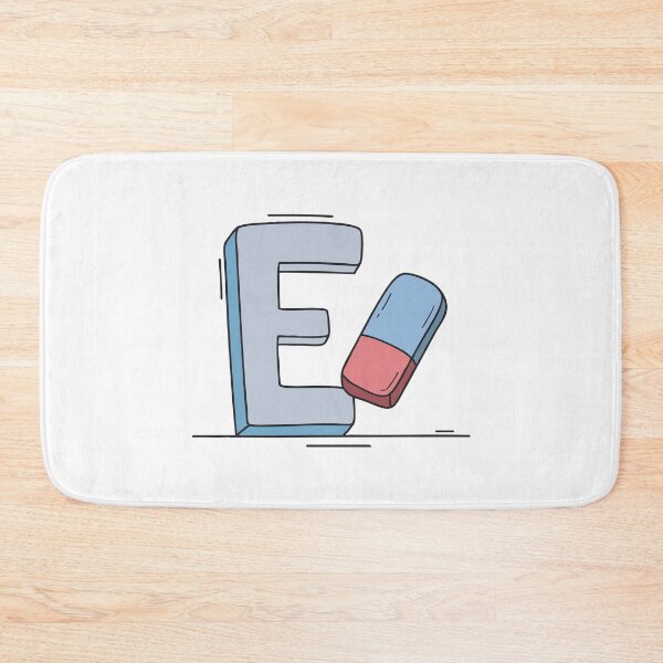 Item preview, Doodle Illustration of Letter E for eraser designed and sold by rasagamastore.