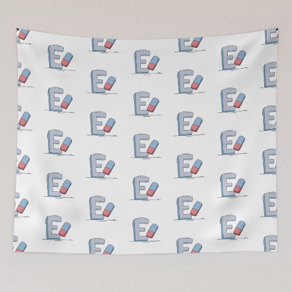 Item preview, Doodle Illustration of Letter E for eraser designed and sold by rasagamastore.