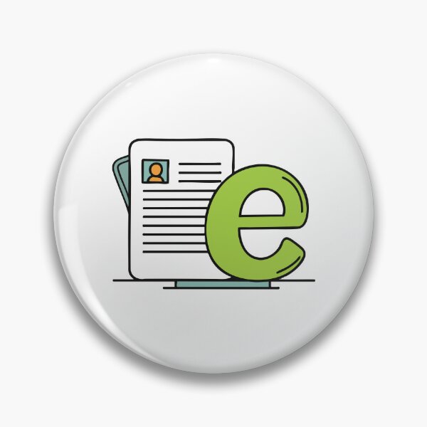Item preview, Doodle Illustration of Letter E for essay designed and sold by rasagamastore.
