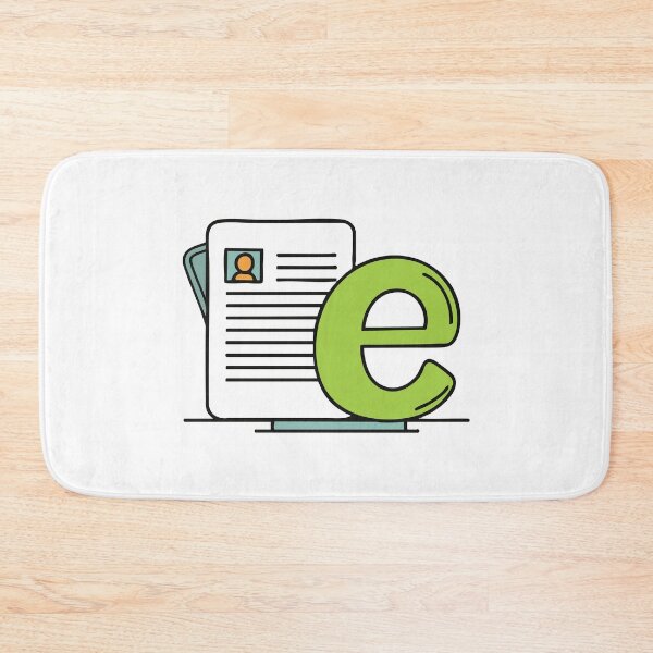 Item preview, Doodle Illustration of Letter E for essay designed and sold by rasagamastore.