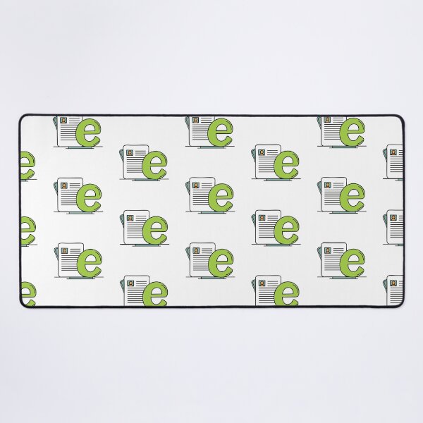 Item preview, Doodle Illustration of Letter E for essay designed and sold by rasagamastore.