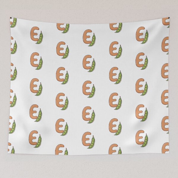 Item preview, Doodle Illustration of Letter E for edamame designed and sold by rasagamastore.