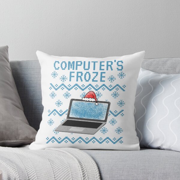 Item preview, Computer's Froze, Ugly Christmas, IT Technician Office Funny designed and sold by doodlerob.