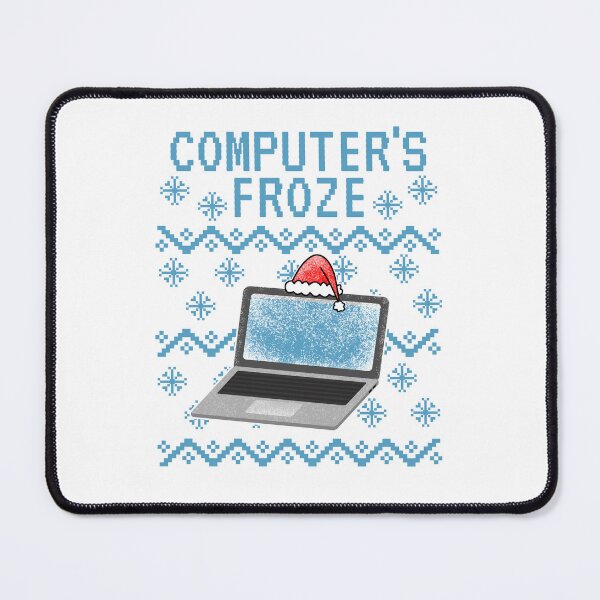 Item preview, Computer's Froze, Ugly Christmas, IT Technician Office Funny designed and sold by doodlerob.
