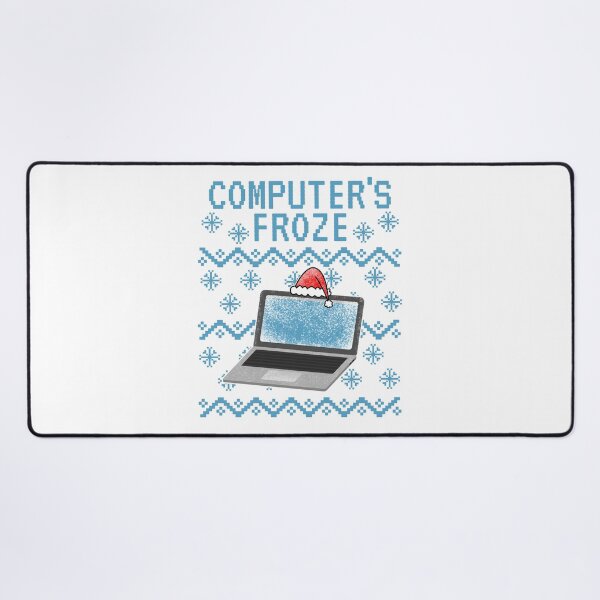 Item preview, Computer's Froze, Ugly Christmas, IT Technician Office Funny designed and sold by doodlerob.