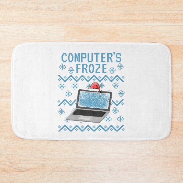 Item preview, Computer's Froze, Ugly Christmas, IT Technician Office Funny designed and sold by doodlerob.