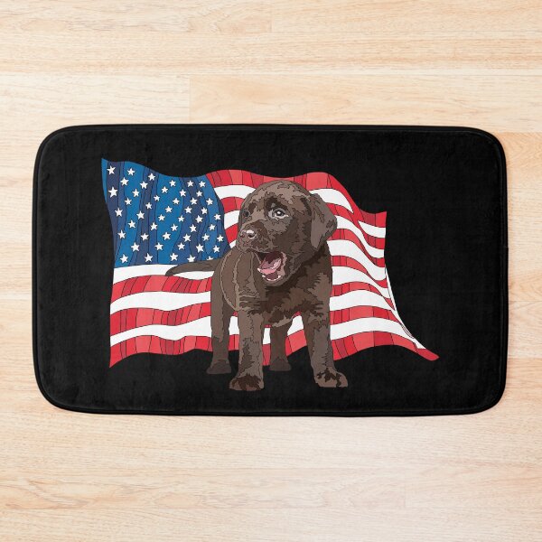 Item preview, Chocolate Lab Patriotic USA Dog Lover designed and sold by Just-Arts-4U.