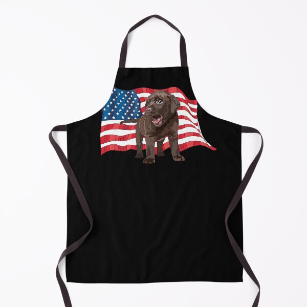 Artikelvorschau, Chocolate Lab Patriotischer USA-Hundeliebhaber entworfen und verkauft von Just-Arts-4U.