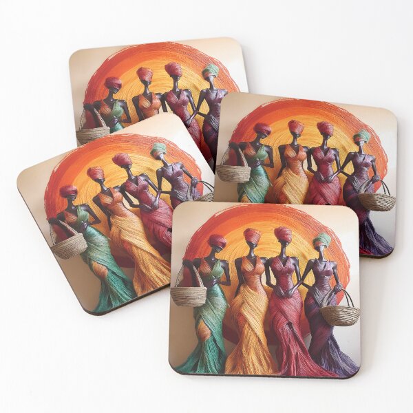Item preview, Four African Women designed and sold by Vibranta Studio.