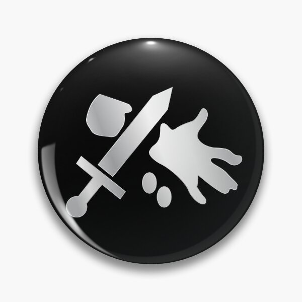 Item preview, Witcher Gaming Silver Perk Icon designed and sold by Gamify Store.