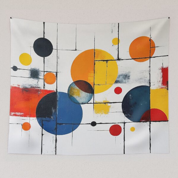 Item preview, Wassily Kandinsky Circles Composition designed and sold by maniacfitness.
