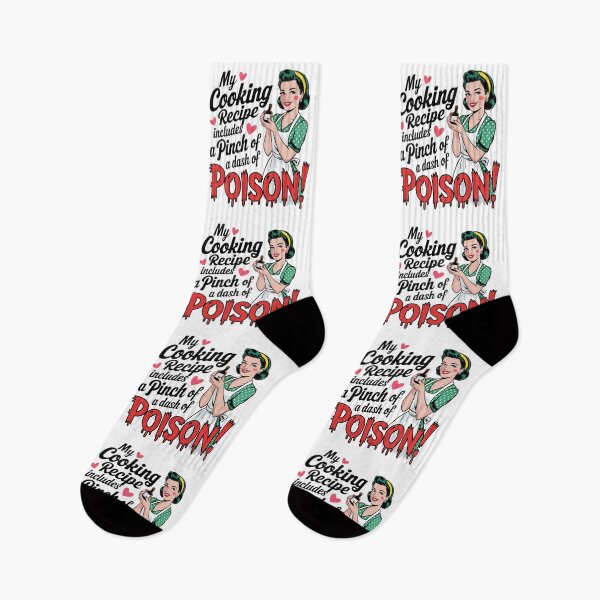 Item preview, My cooking recipe includes a pinch of a dash of  Poison Sarcasm retro women bakiing designed and sold by Dominika Farkašová.