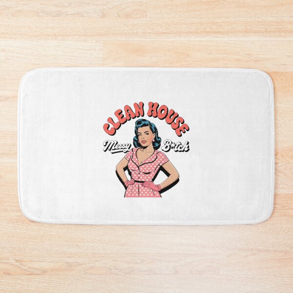 Item preview, Cleanm House - Messy Bitch Sarcasm retro women bakiing designed and sold by Dominika Farkašová.