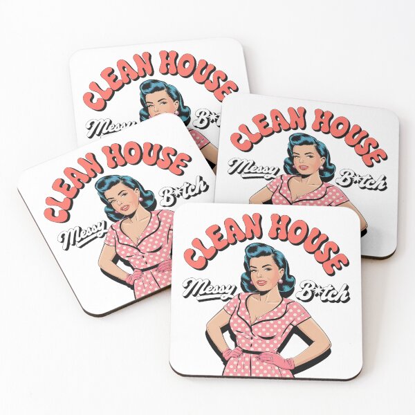 Item preview, Cleanm House - Messy Bitch Sarcasm retro women bakiing designed and sold by Dominika Farkašová.
