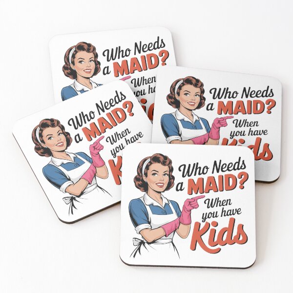 Item preview, Who needs a maild when you have kids Sarcasm retro women bakiing designed and sold by Dominika Farkašová.