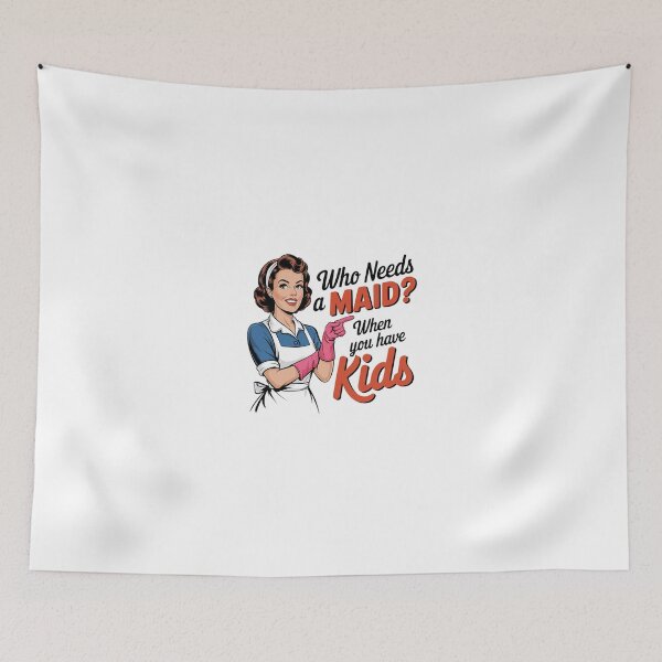 Item preview, Who needs a maild when you have kids Sarcasm retro women bakiing designed and sold by Dominika Farkašová.