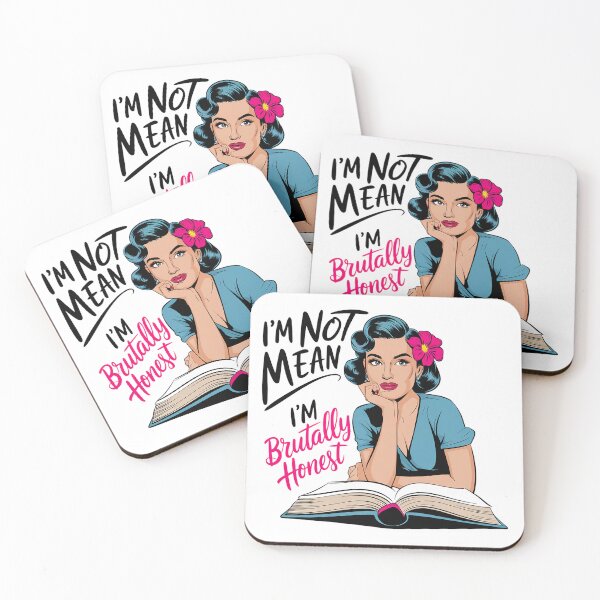 Item preview, I´m tot mean, I´m just brutally honest Sarcasm retro women bakiing designed and sold by Dominika Farkašová.