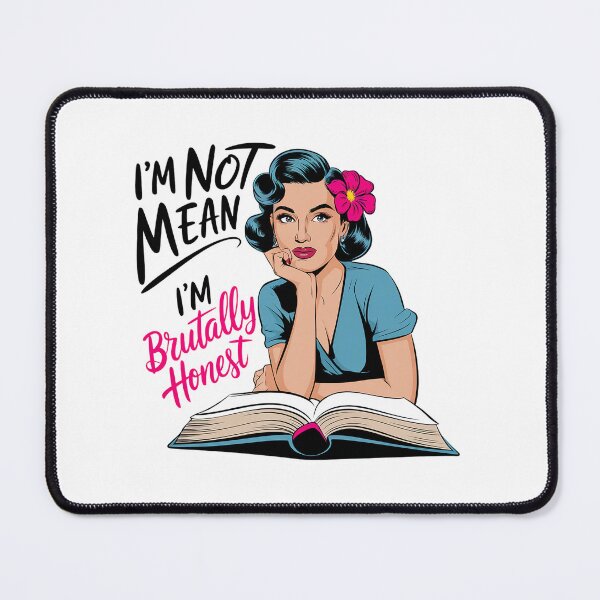 Item preview, I´m tot mean, I´m just brutally honest Sarcasm retro women bakiing designed and sold by Dominika Farkašová.